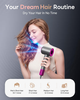 DZDVO Hair Dryer with hair styling products