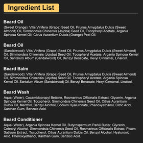 E-book guide for beard grooming included in XIKEZAN kit
