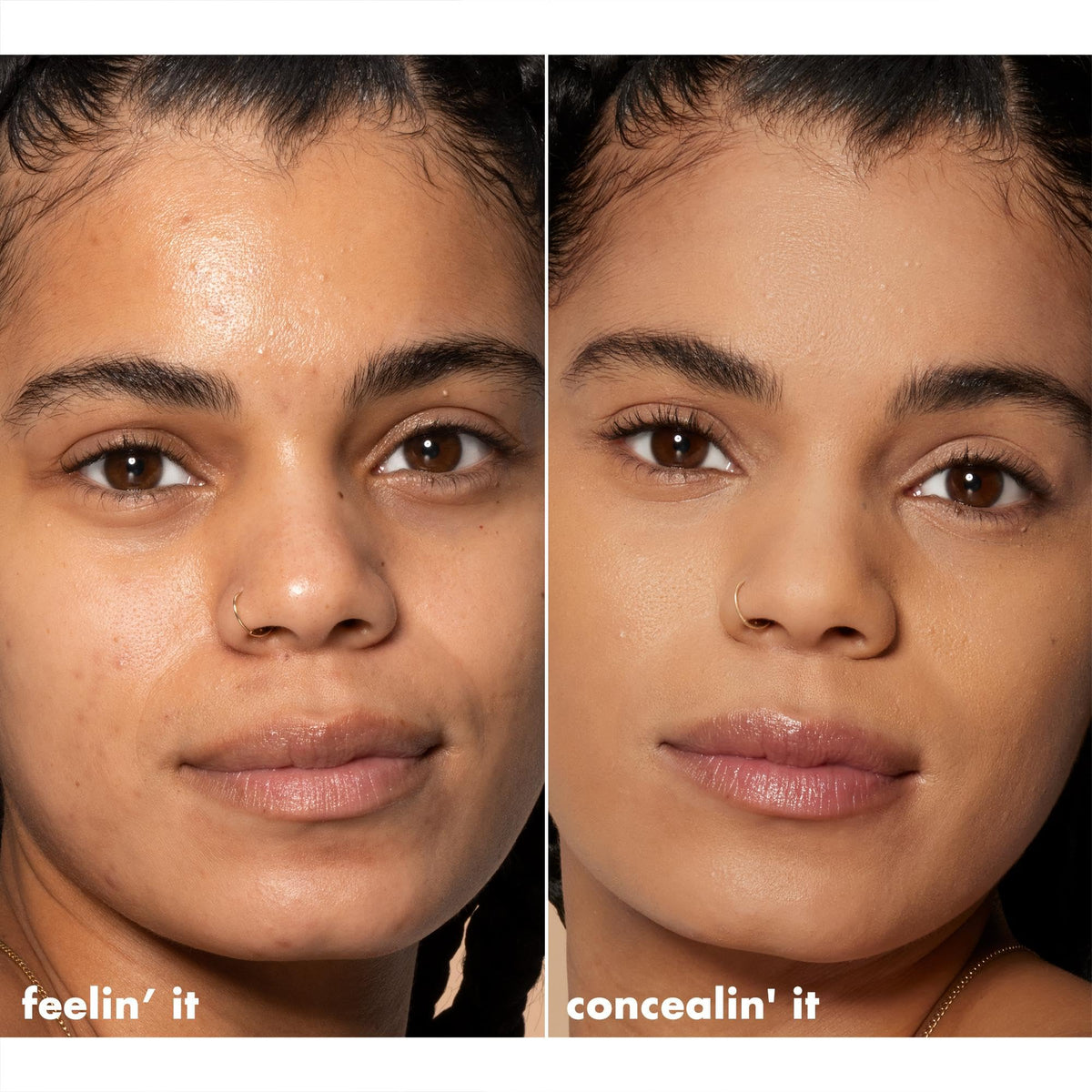 e.l.f. 16HR Camo Concealer Medium Beige on makeup vanity