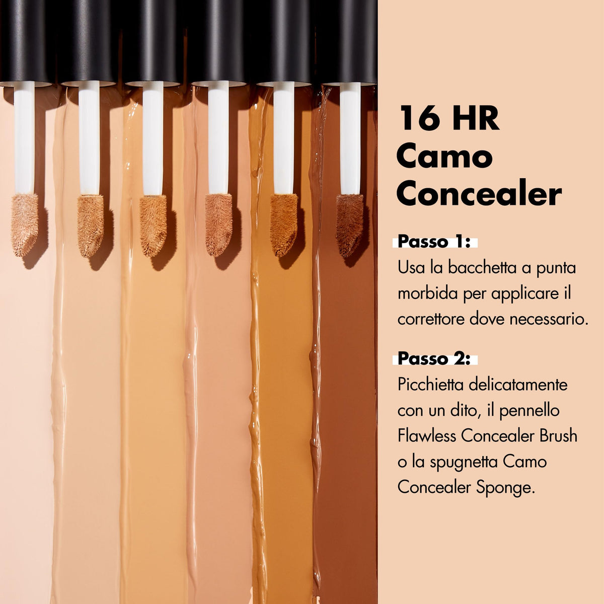 e.l.f. 16HR Camo Concealer Medium Beige swatch on skin