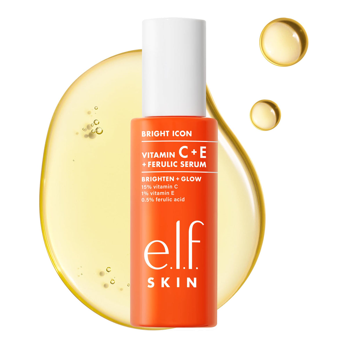 e.l.f. Bright Icon Vitamin C + E Serum front view