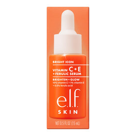 e.l.f. Bright Icon Vitamin C + E Serum Mini in hand