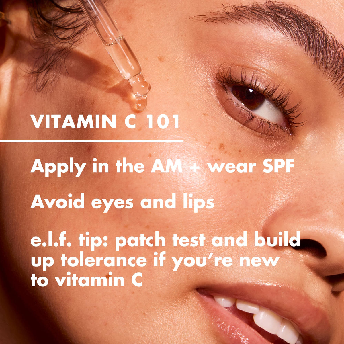 e.l.f. Bright Icon Vitamin C + E Serum side view
