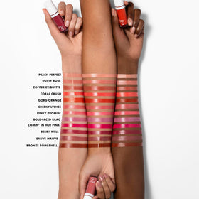 e.l.f. Camo Liquid Blush Gorg Orange swatch on skin