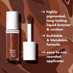 e.l.f. Camo Liquid Bronzer & Contour 9 Deep/Rich packaging