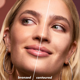 e.l.f. Camo Liquid Bronzer & Contour being applied