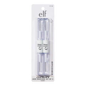 e.l.f. Clear Lash & Brow Mascara Gel front view with dual applicator