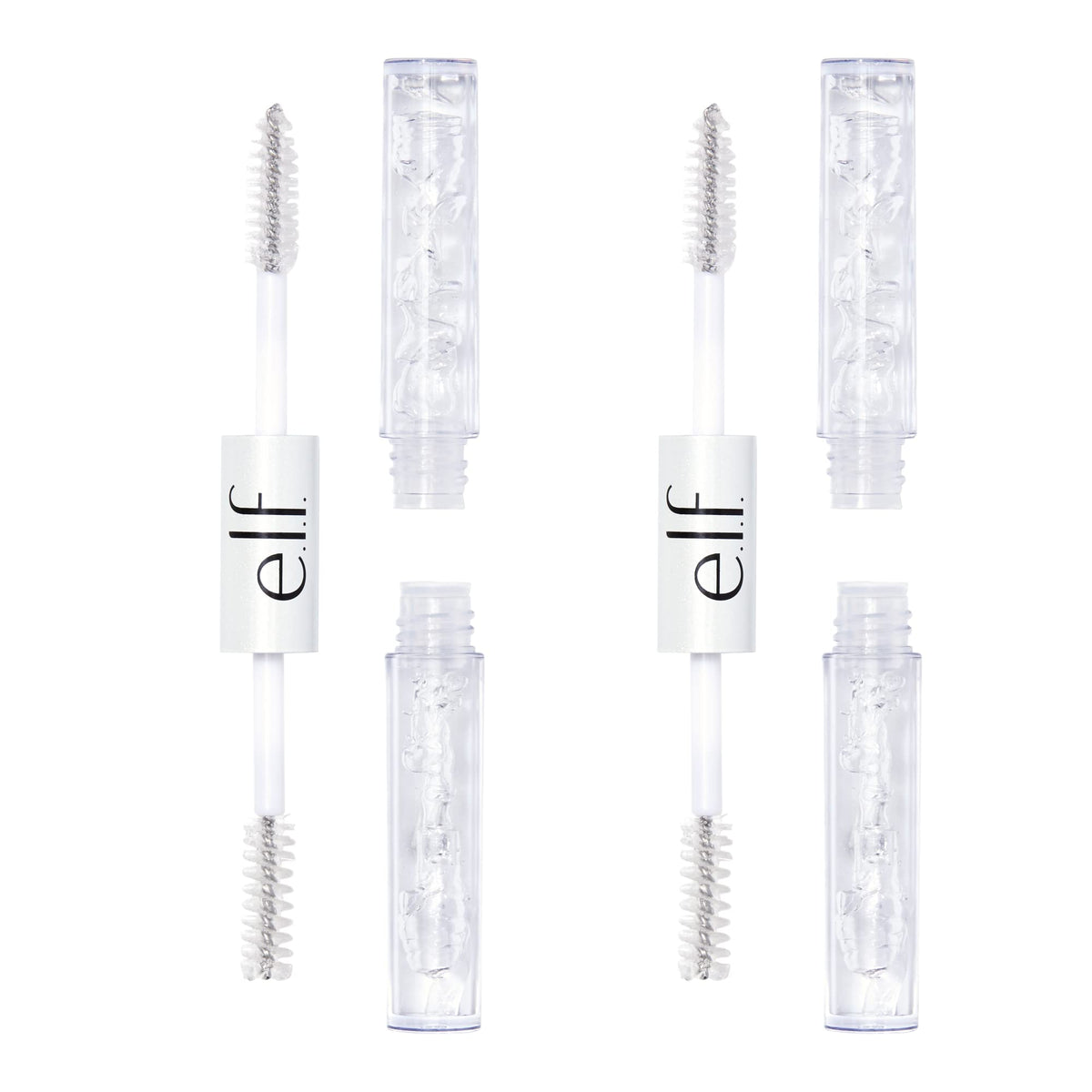 e.l.f. Clear Lash & Brow Mascara Gel side view showing clear formula