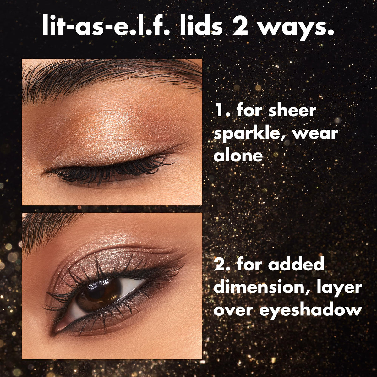 e.l.f. Fine As Fleck Glitter Eyeshadow Hypebiscus packaging