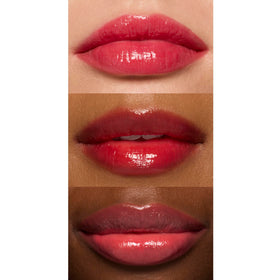 e.l.f. Glossy Lip Stain Fuchsia Fantasy swatch on skin