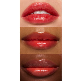 e.l.f. Glossy Lip Stain Polished Peach applicator close-up