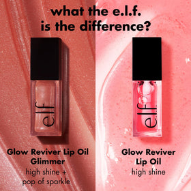 e.l.f. Glow Reviver Lip Oil Candy Coded with other lip products