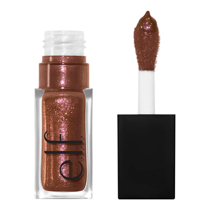 e.l.f. Glow Reviver Lip Oil Crystal Baller front view