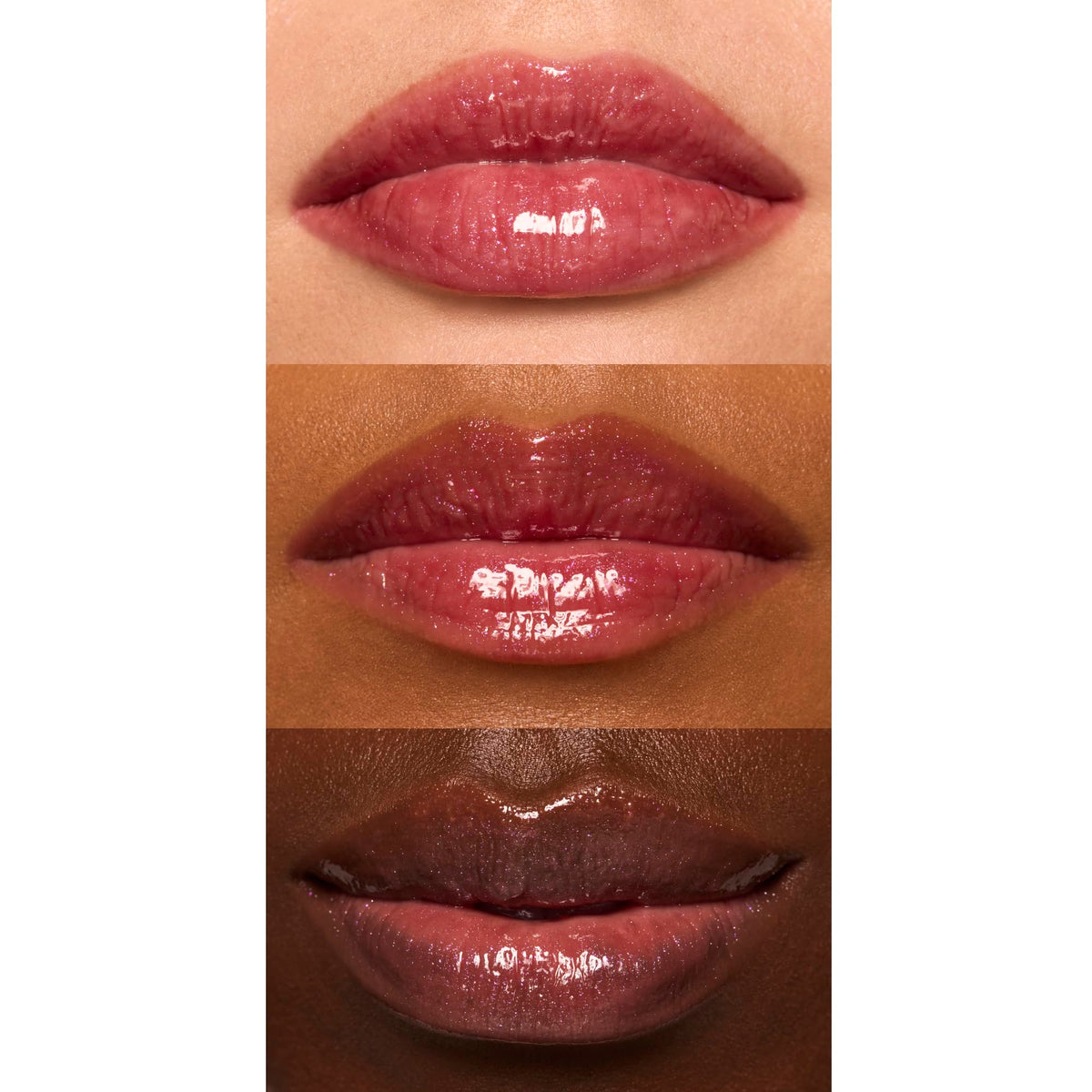 e.l.f. Glow Reviver Lip Oil Divine Wine on lips