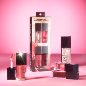 e.l.f. Glow Reviver Lip Oil Kit packaging