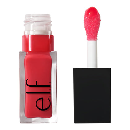 e.l.f. Glow Reviver Lip Oil Red Delicious front view