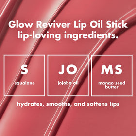 e.l.f. Glow Reviver Lip Oil Stick close-up showing texture