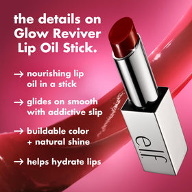 e.l.f. Glow Reviver Lip Oil Stick Truffle-maker with applicator
