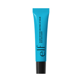 e.l.f. Glow Reviver Melting Lip Balm Blue Raspberry lifestyle shot
