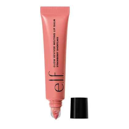 e.l.f. Glow Reviver Melting Lip Balm front view in Strawberry Shortcake