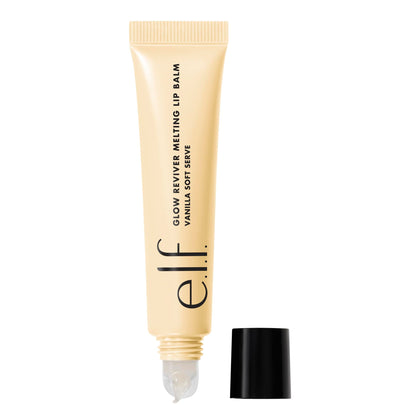 e.l.f. Glow Reviver Melting Lip Balm front view, Vanilla Soft Serve