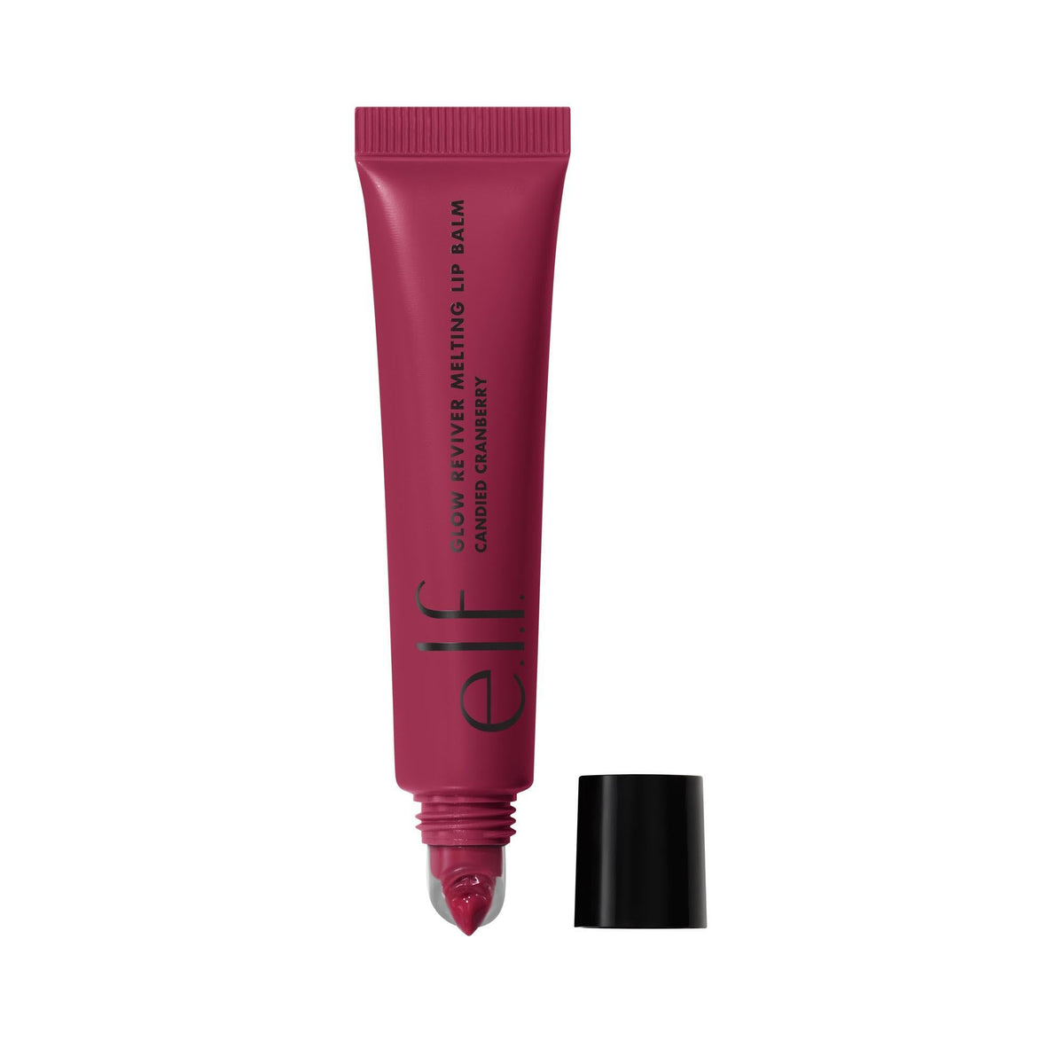 e.l.f. Glow Reviver Melting Lip Balm in Candied Cranberry front view