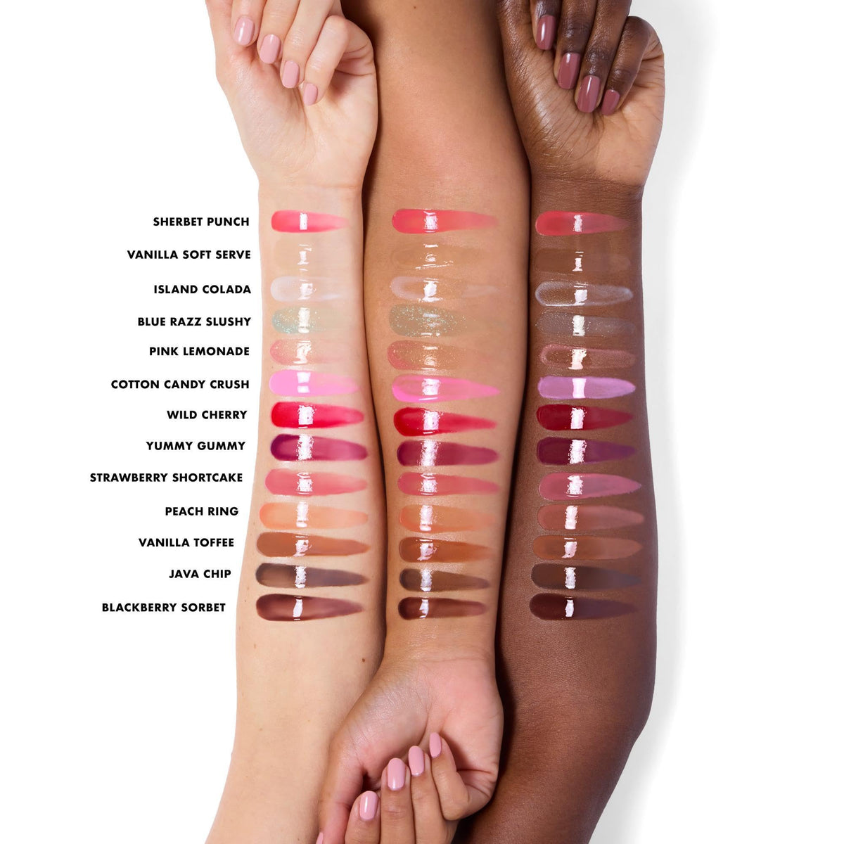 e.l.f. Glow Reviver Melting Lip Balm swatch on skin