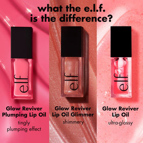 e.l.f. Glow Reviver Plumping Lip Oil Burst Bubble close-up