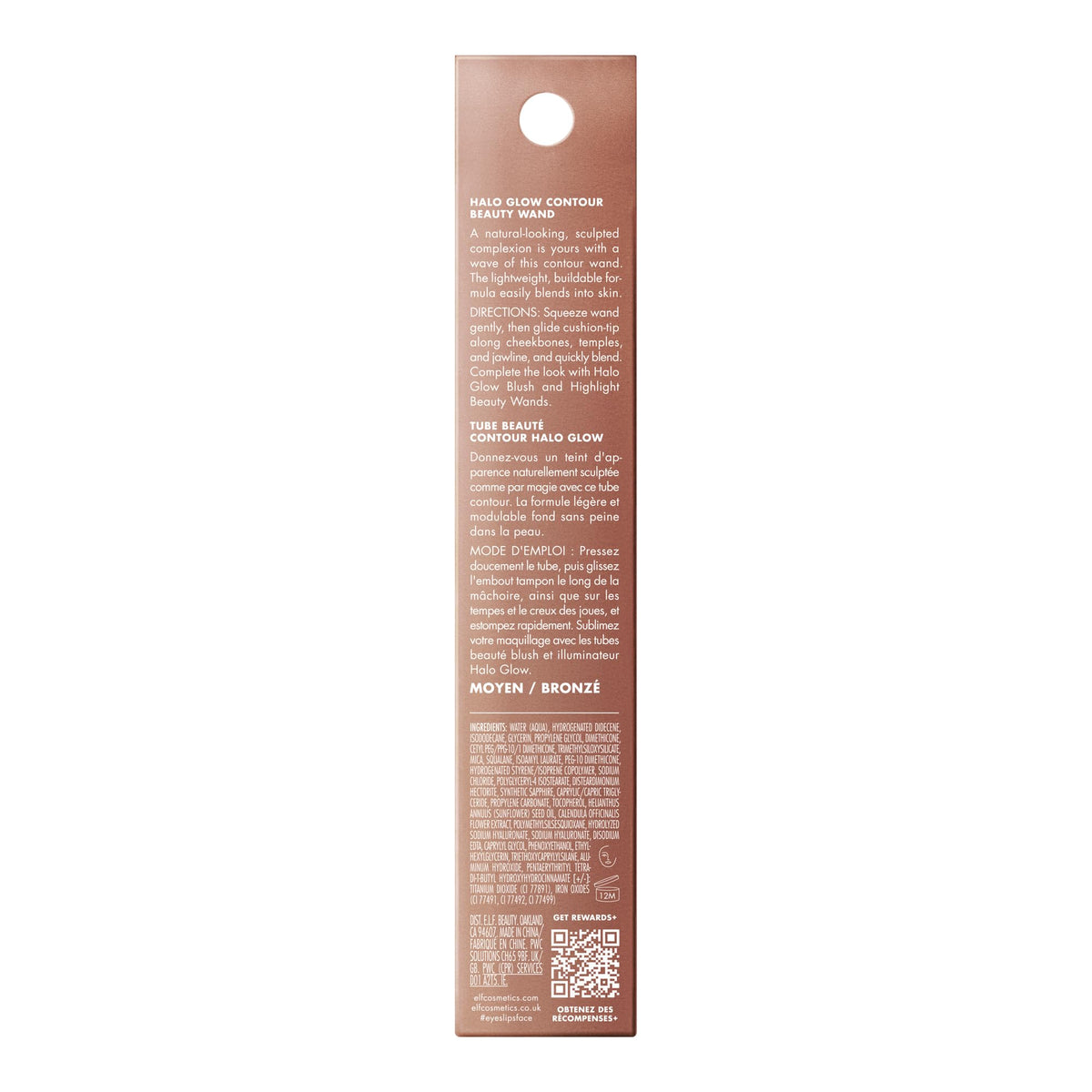 e.l.f. Halo Glow Contour Wand Medium/Tan in beauty setup