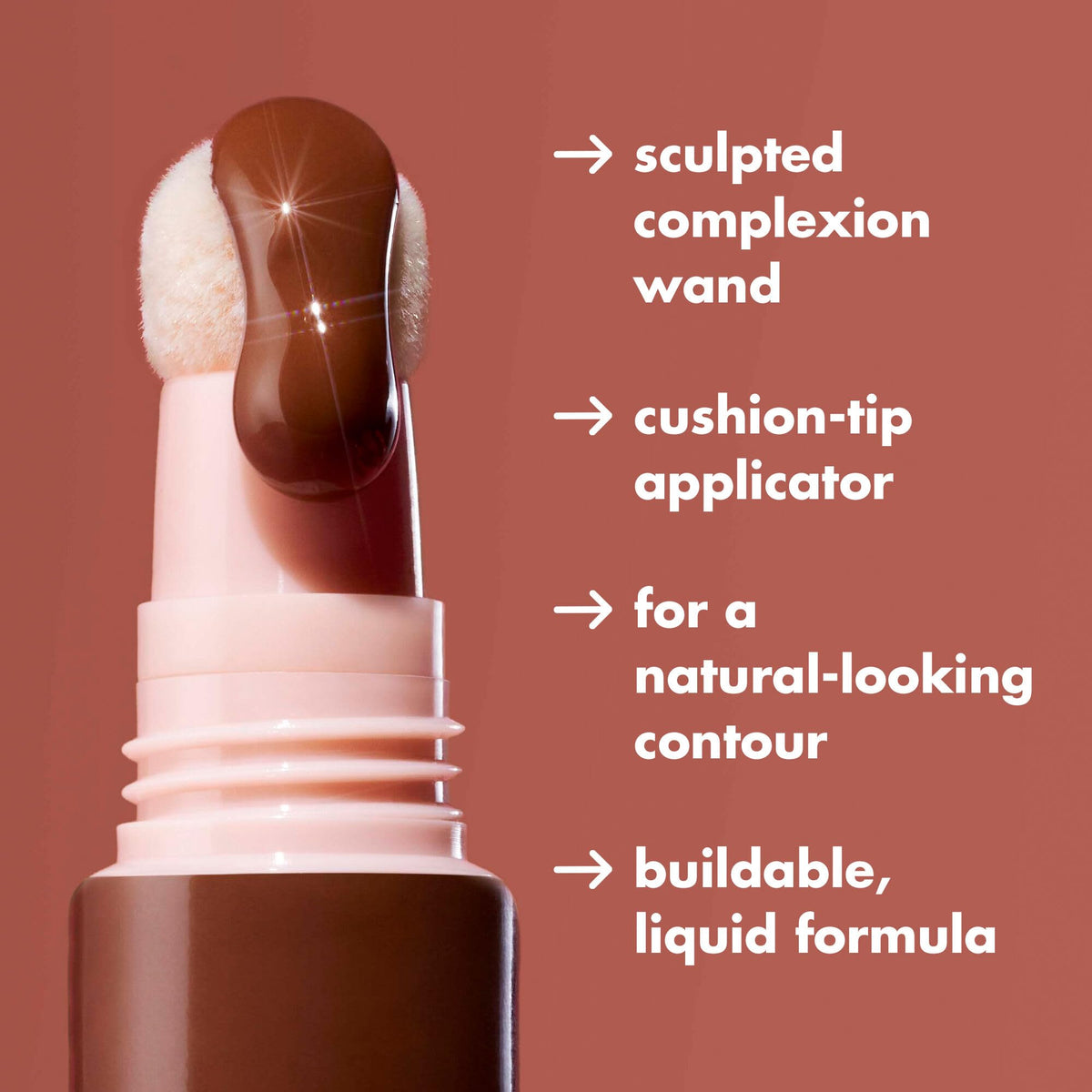 e.l.f. Halo Glow Contour Wand Medium/Tan swatch on skin