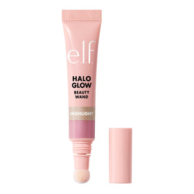 e.l.f. Halo Glow Highlight Beauty Wand front view in Pink Prism