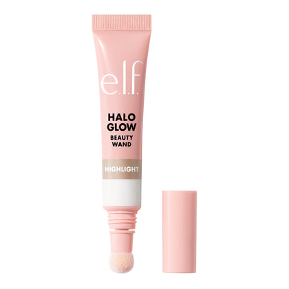 e.l.f. Halo Glow Highlight Beauty Wand front view with cushion-tip applicator
