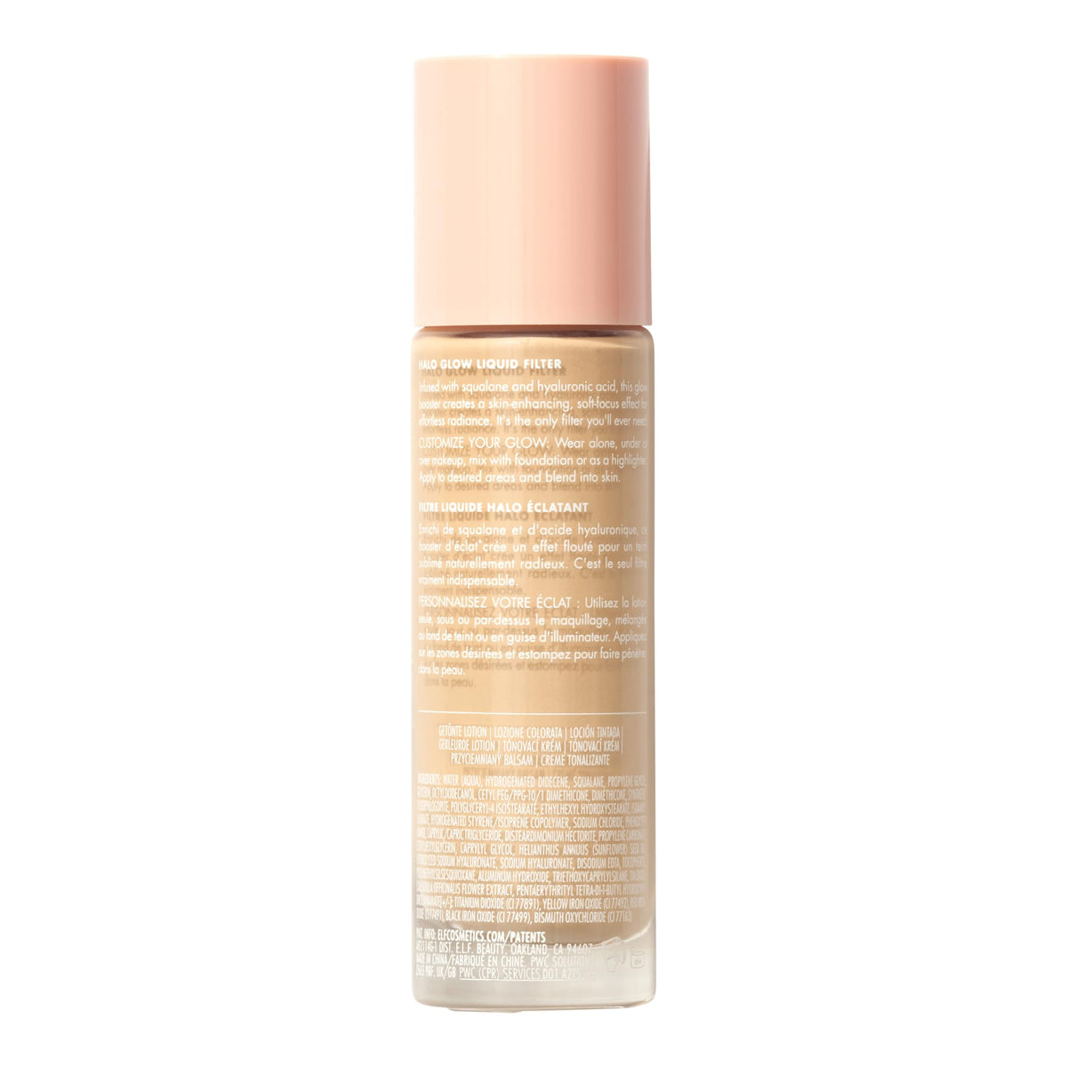 e.l.f. Halo Glow Liquid Filter 0.5 Fair in lifestyle setting