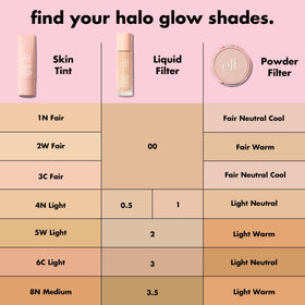e.l.f. Halo Glow Liquid Filter 2 Fair/Light packaging