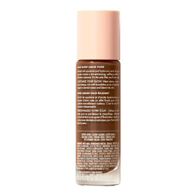e.l.f. Halo Glow Liquid Filter 8.5 Rich texture on hand
