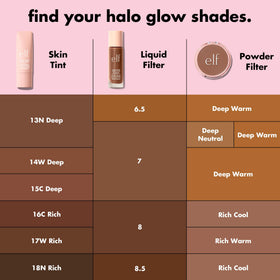 e.l.f. Halo Glow Liquid Filter bottle with cap