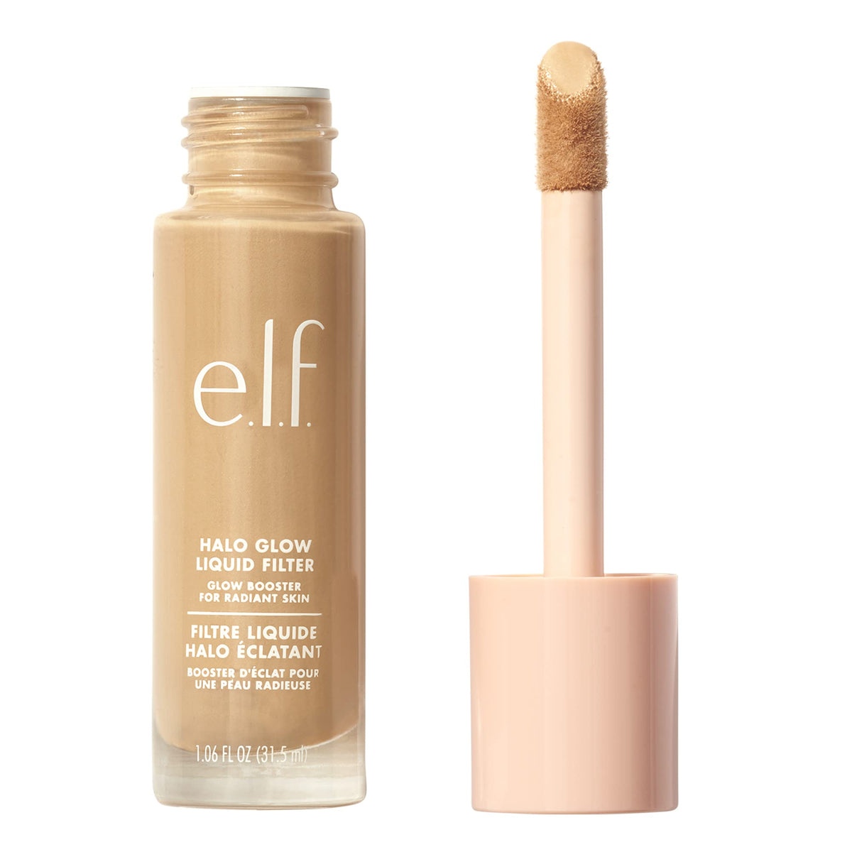 e.l.f. Halo Glow Liquid Filter front view in Medium/Tan