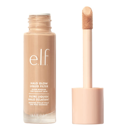 e.l.f. Halo Glow Liquid Filter front view with 3 Light/Medium shade