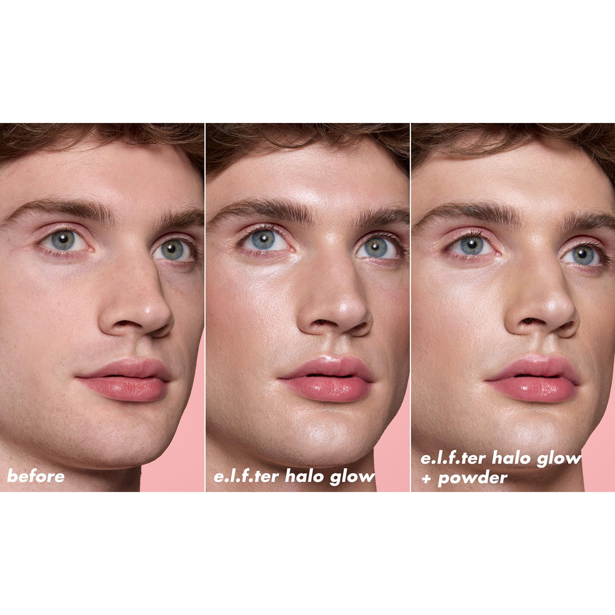e.l.f. Halo Glow Powder Filter Fair Warm with mirror