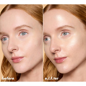 e.l.f. Halo Glow Silky Powder Highlighter back view showing ingredients