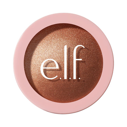 e.l.f. Halo Glow Silky Powder Highlighter Coppertunist front view