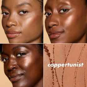 e.l.f. Halo Glow Silky Powder Highlighter Coppertunist in packaging
