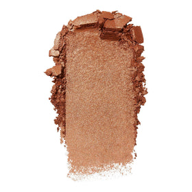 e.l.f. Halo Glow Silky Powder Highlighter Coppertunist with makeup setup