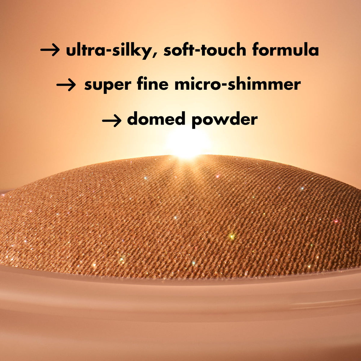 e.l.f. Halo Glow Silky Powder Highlighter in use