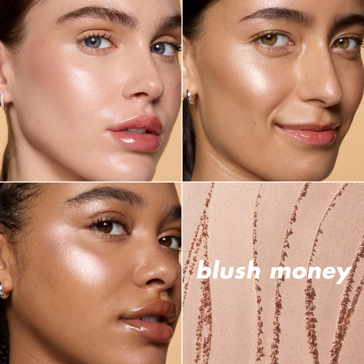 e.l.f. Halo Glow Silky Powder Highlighter with brush