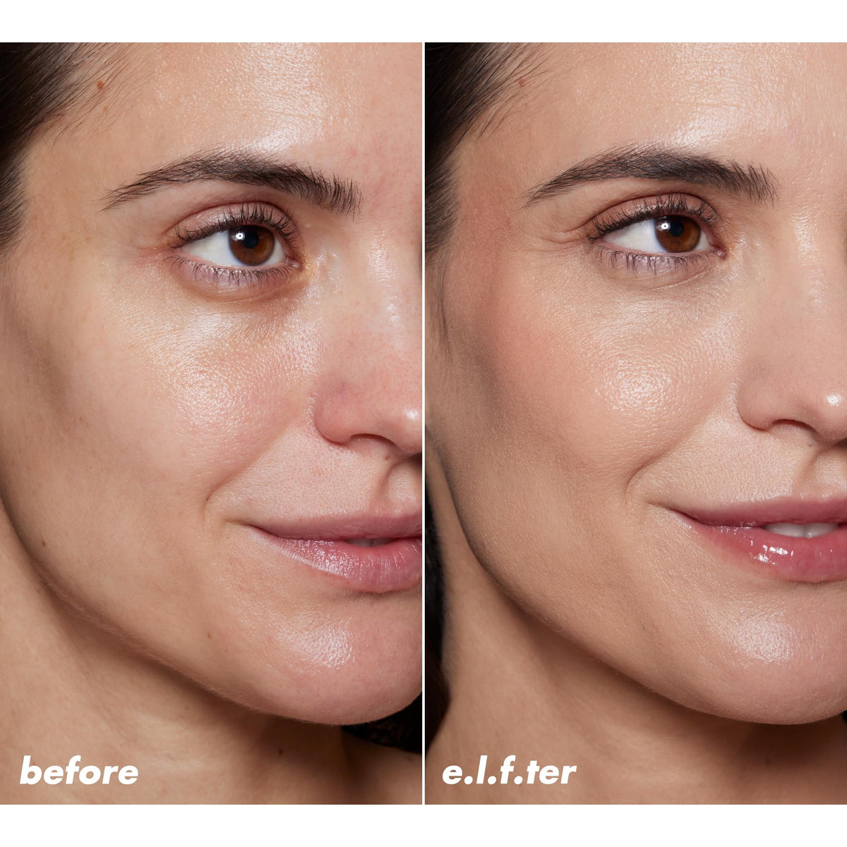 e.l.f. Halo Glow Skin Tint SPF 50 shade display