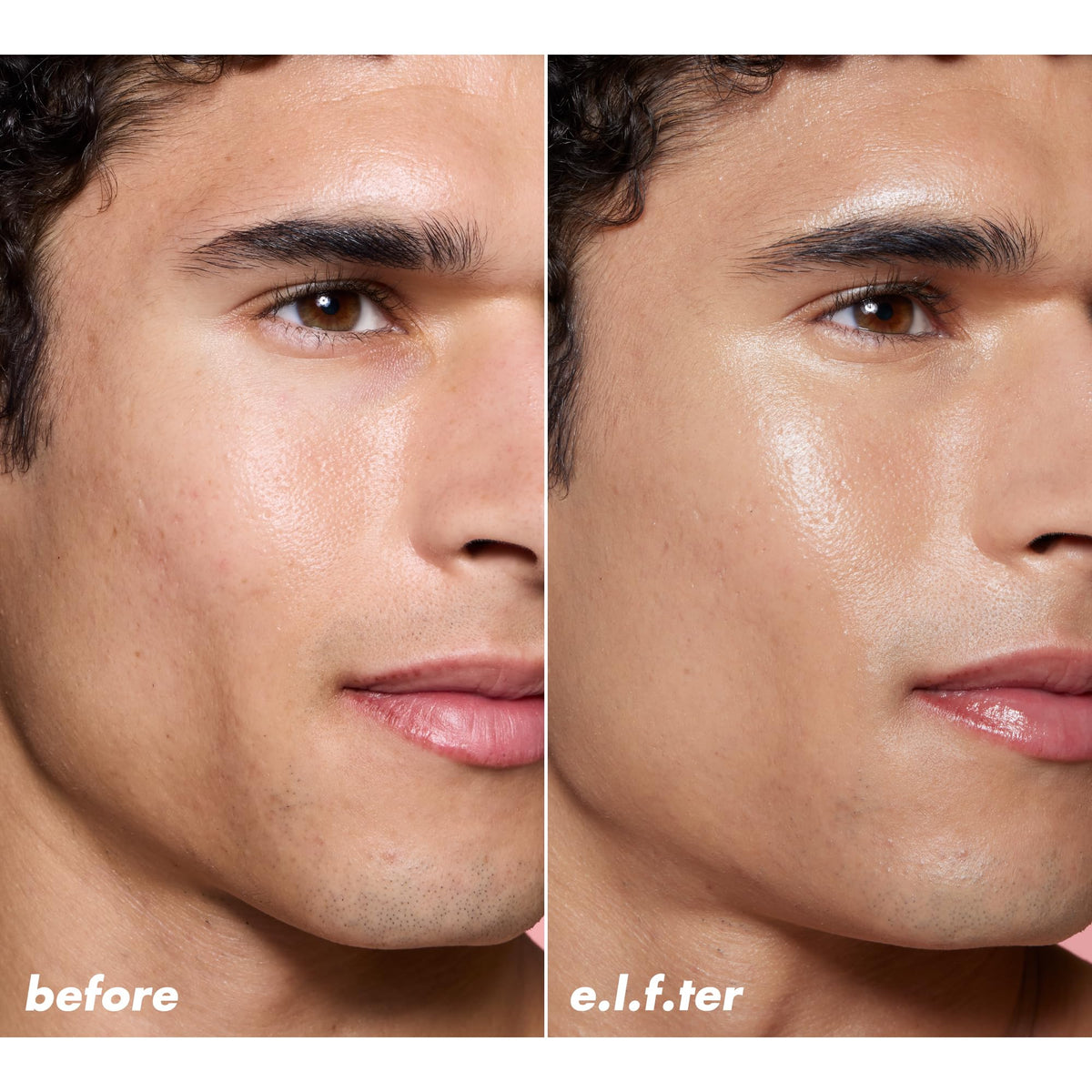e.l.f. Halo Glow Skin Tint SPF 50 swatch on hand
