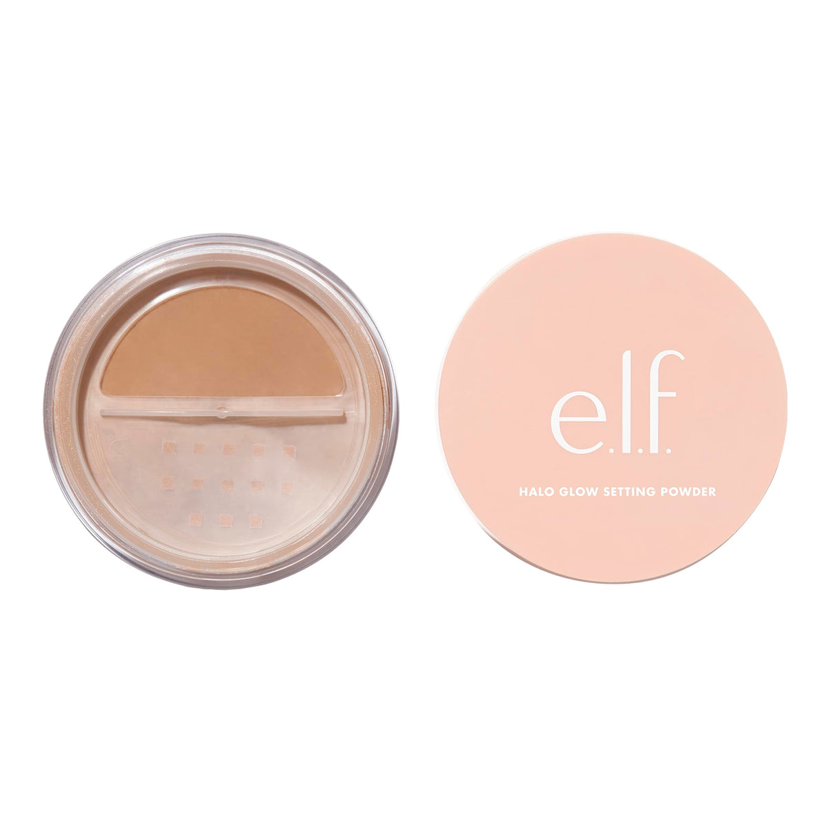 e.l.f. Halo Glow Soft Focus Setting Powder front view 60g Medium Beige
