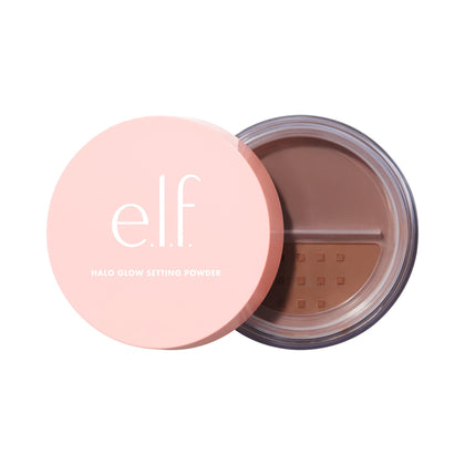 e.l.f. Halo Glow Soft Focus Setting Powder front view, Deep/Rich