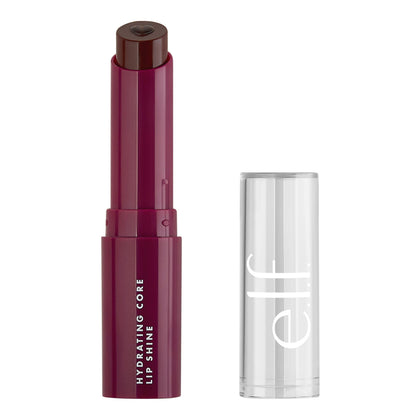e.l.f. Hydrating Core Lip Shine Ecstatic Deep Berry front view